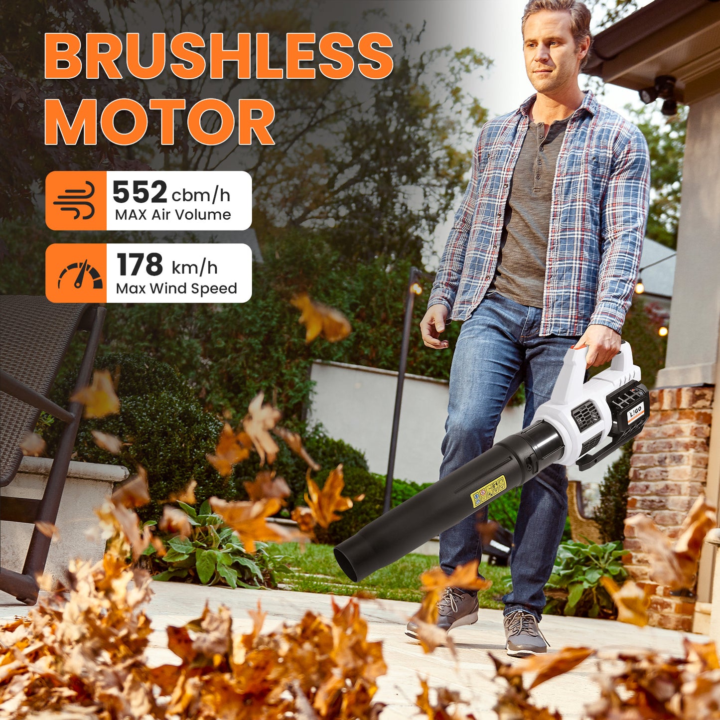 20V Cordless Brushless Leaf Blower